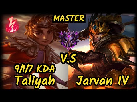 FKL Sirt (TALIYAH) vs JARVAN IV - 9/1/7 KDA JUNGLE GAMEPLAY - BR Ranked MASTER