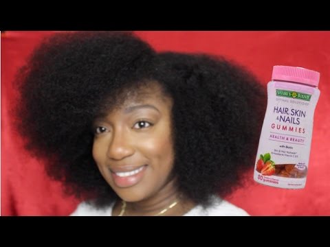 GROW YOUR NATURAL HAIR FAST with Nature's Bounty Hair,...