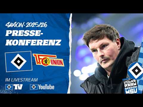 RE-LIVE: MATCHDAY-PRESSEKONFERENZ | HSV vs. 1. FC Union Berlin