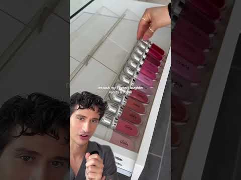 SHOCKING: 11 year-old&rsquo;s vanity restock #dermreacts #skincare #makeup #asmr #restock