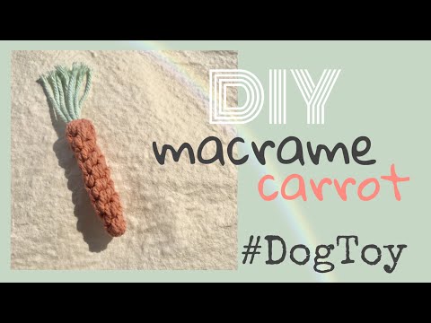 DIY MACRAME DOG TOY | DIY DOG TOY | TUTORIAL MACRAME WORTEL , MAINAN ANJING #macrame