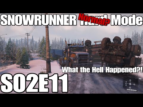 SNOWRUNNER Hard Mode S02E11 | What the Hell Happened?! | PS5 Gameplay