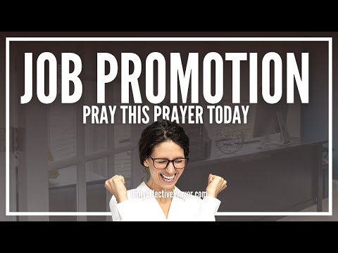 Prayer For Job Promotion | Prayers For Salary Increase and Job Security