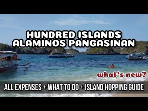 HUNDRED ISLANDS NATIONAL PARK 2025 TOUR & ISLAND HOPPING || Updated expenses + Water activity rates