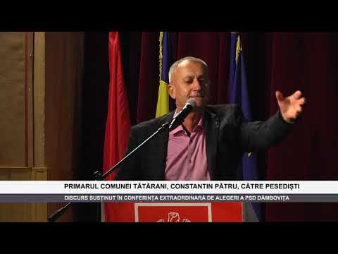 PRIMARUL COMUNEI TĂTĂRANI, CONSTANTIN PĂTRU, CĂTRE PESEDIȘTI