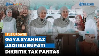 Dinilai Salah Kostum, Penampilan Syahnaz Sadiqah saat Dampingi Jeje Govinda Bekerja Disorot