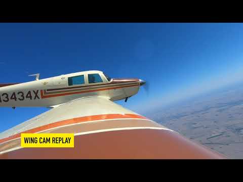 Mooney M20E Power on and Turning Stalls