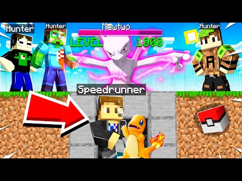 LEGENDARY PIXELMON LUCKY BLOCK MANHUNT! (Speedrunner Vs. 3 Hunters)