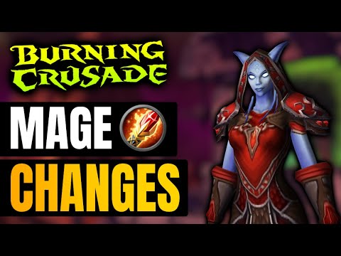 Insane Mage Changes and New Spells in TBC Classic WoW