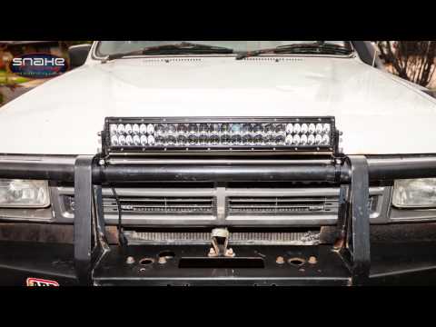 20" LED Light Bar- Bull Bar Mounting options - Snake Racing
