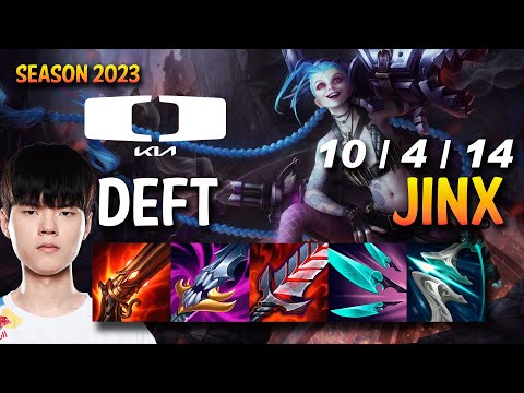 DK Deft JINX vs XAYAH ADC - KR Ranked