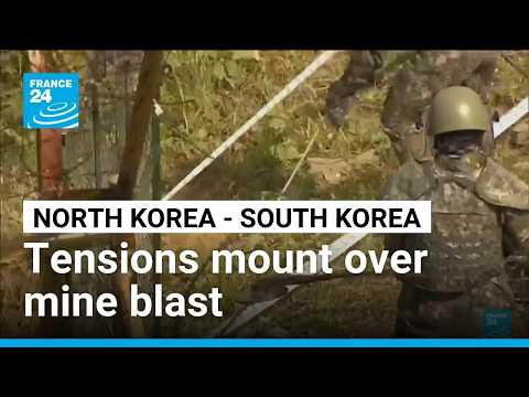 Tensions mount as South Korea demands apology from North over mine blast