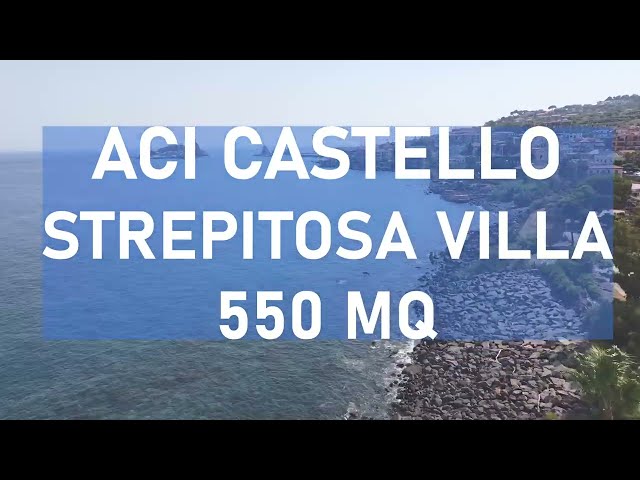 ACI CASTELLO, Villa di lusso con giardino e discesa privata al mare
