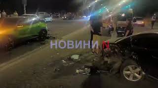 Вечером в Николаеве произошло тройное ДТП: 3 пострадавших, среди них беременная женщина