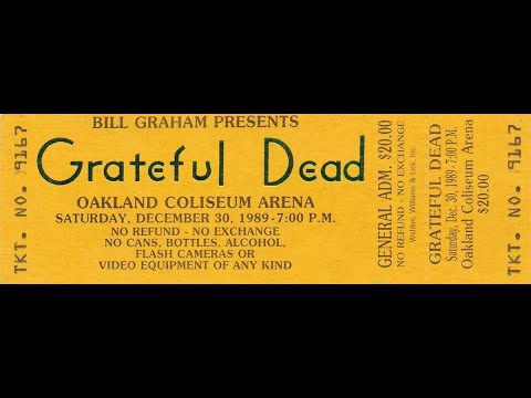 Grateful Dead - 12/30/89 - Oakland Coliseum Arena - Oakland, CA - mtx