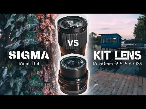 Sigma 16mm f1.4 vs Sony 16-50mm Kit Lens - Comparison