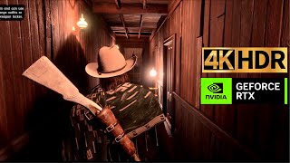 4KHDR AV1 RDR2 Bounty Hunting Expanded and Enhanced WhyEm Visuals RTX 4090 Gameplay in Ultra