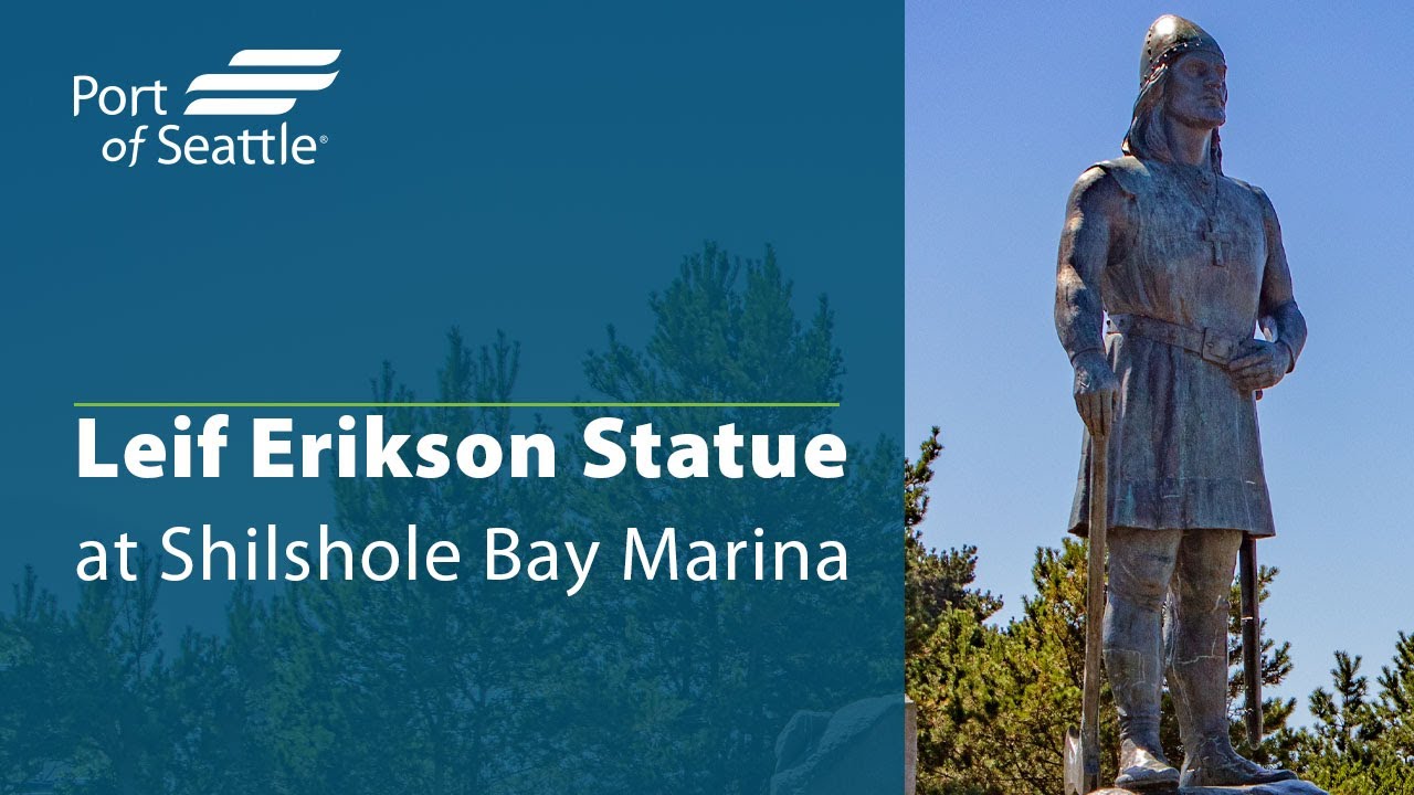 Happy Leif Erickson Day! | Leif Erickson Statue at Shilshole Bay Marina