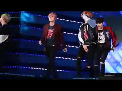 161008 DMC 코리안 뮤직 웨이브 RUN + SORRYSORRY ver plein. (석진 FOCUS)
