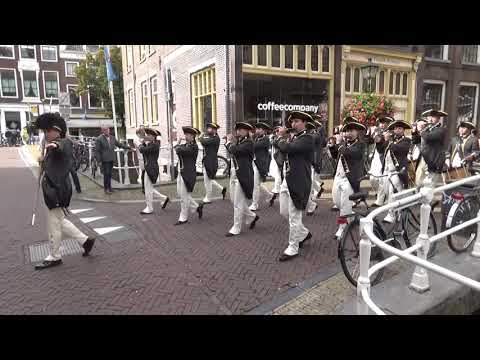 Streetparade Taptoe Delft 2018 21st Grey Coat Batallion Fife & Drum Corps part 2