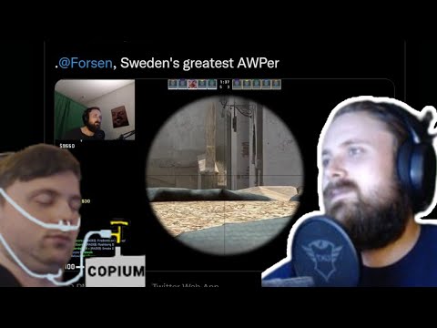 Forsen Reacts to BetwayCSGO's Tweet of his CSGO Clip