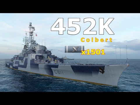 World of WarShips Colbert - 7 Kills  452K Damage | Teamwork