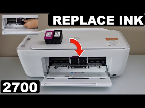 HP DeskJet 2700 Ink Cartridge Replacement !