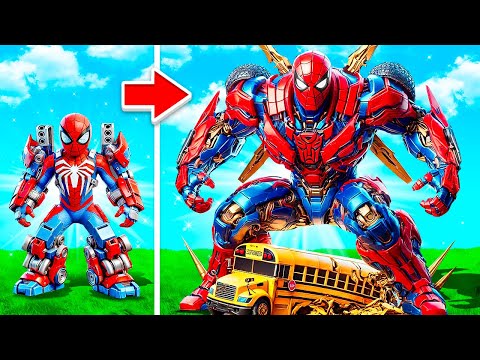 Upgrading to Transformer SPIDERMAN In GTA 5