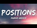 Ariana Grande Positions Lyrics