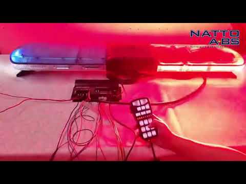 Lightbar (49" Red/Blue – 100W) | Speaker (10-30VDC, 100W Max) | Handheld Controller & Amplifier