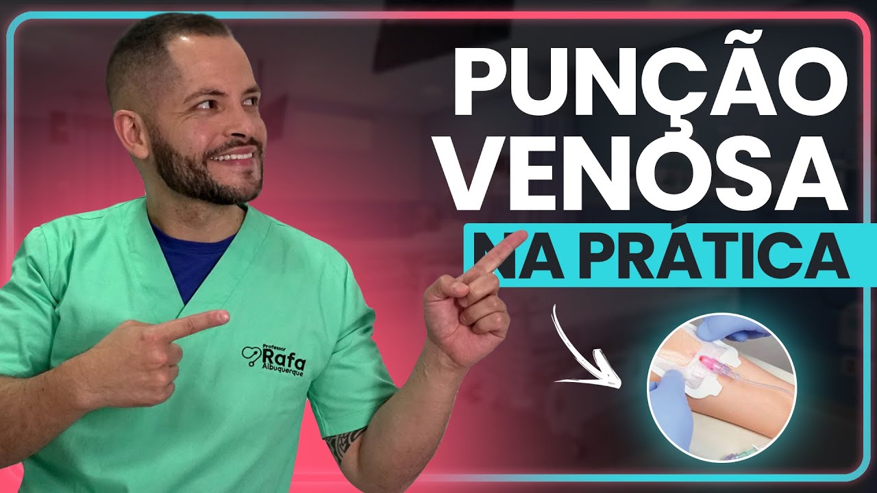 Como PUNCIONAR uma veia? Aula Prática 😮