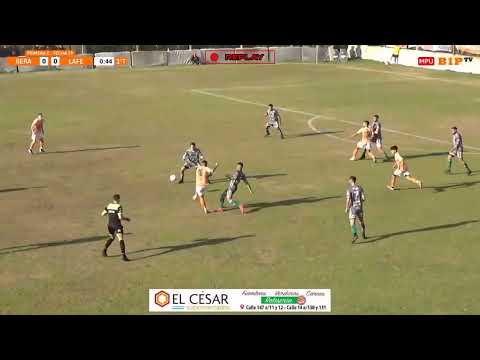 Gol de #Berazategui: Martinangeli en el arranque pone el 1-0 vs Laferrere