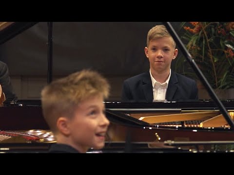 Mozart: Piano Concerto No  7 'Lodron' (KV 242) | Adam and Mate Balogh