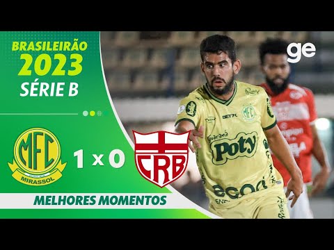 Gols e lances de Mirassol x CRB