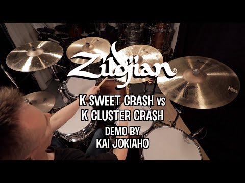 Zildjian K Sweet vs K Cluster Crash Demo By Kai Jokiaho