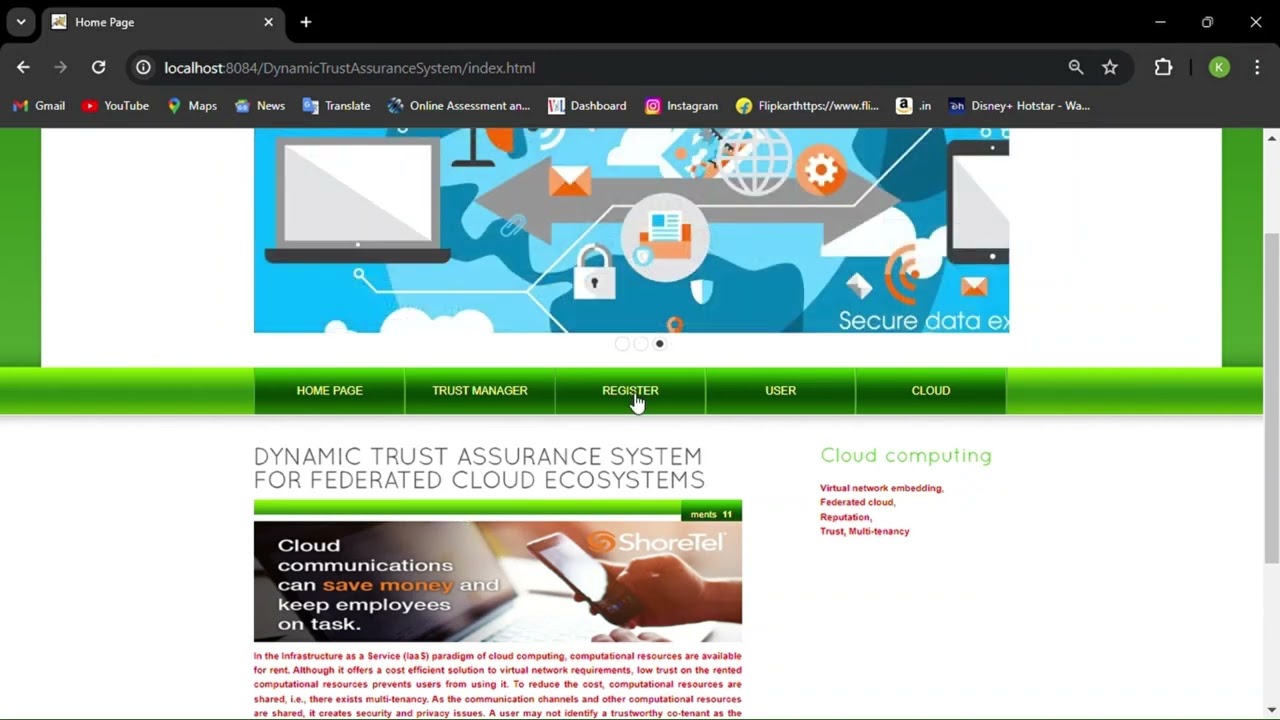 DYNAMIC TRUST ASSURANCE SYSTEM FOR FEDERATED CLOUD ECOSYSTEMS