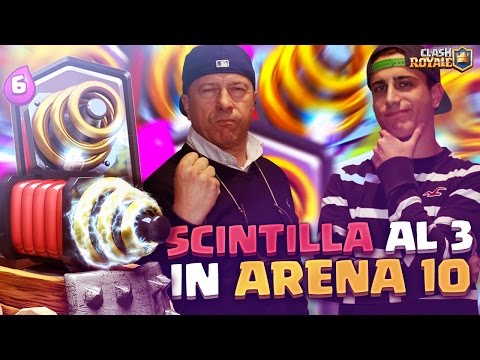 MIO PADRE USA LA SCINTILLA (al 3) SOPRA LE 4.000 COPPE!!! Clash Royale ITA!