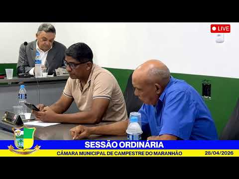 Sessão Ordinária da Câmara Municipal de Campestre do Maranhão - 28/04/2026
