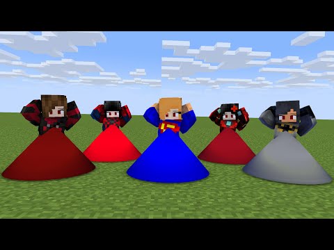 MONSTER SCHOOL : CHICKEN WING MEME SUPER HERO GIRLS PRINCESS - MINECRAFT ANIMATION