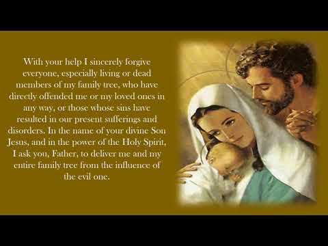 A PRAYER FOR HEALING OF THE FAMILY TREE