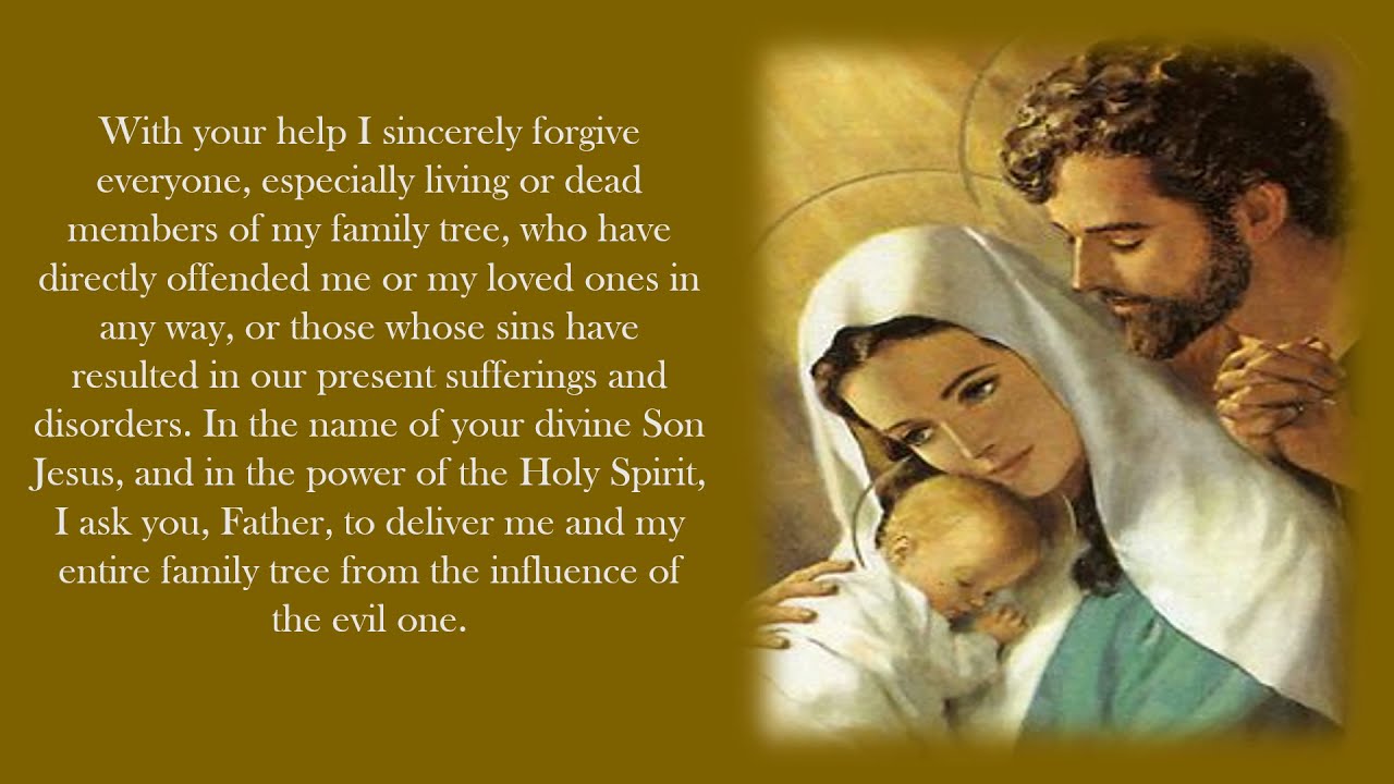 A PRAYER FOR HEALING OF THE FAMILY TREE