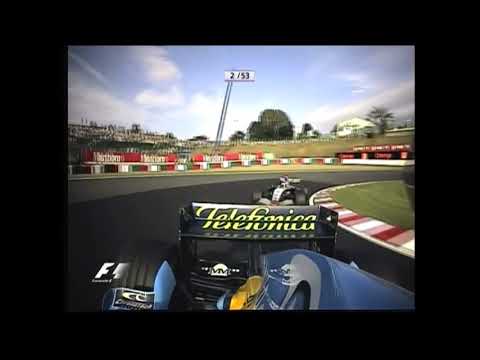 Kimi Raikkonen last lap overtake on Giancarlo Fisichella | 2005 Japanese GP