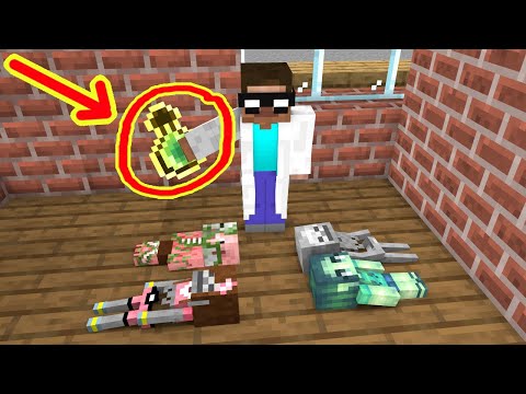 Rescue Baby Monsters from the crazy chemistry doctor - Minecraft Animation