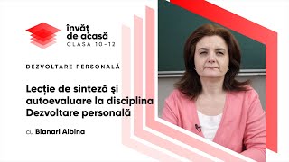 "Lecţie de sinteză şi autoevaluare"