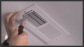 Replacing a heat vent register