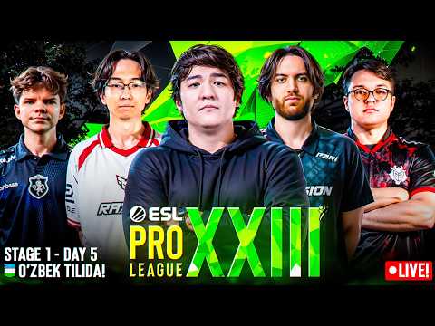 🔴5-KUN | ESL PRO LEAGUE S23 - Stage 1 | 3DMAX vs Team Liquid | BO3 | O‘zbekcha 🔴