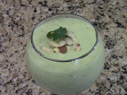 Chilled Avocado And Cucumber Soup Recipe