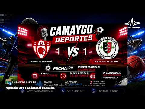 deportes copiapo vs deporte santa cruz