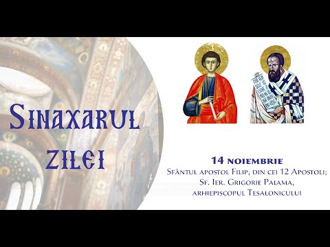 SINAXARUL ZILEI - 14 noiembrie