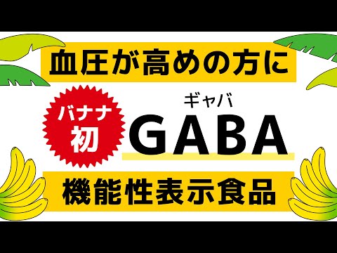 【バナナ初】血圧が高めの方にGABA(ギャバ) ― Doleのバナナは【機能性表示食品】_Dole Japan Inc